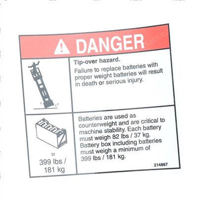 Picture of Decal-Batt.tray/Weight-Gs-4047