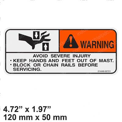 Picture of Decal Warning