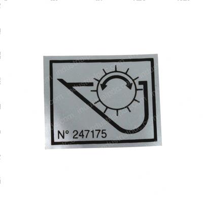 Picture of Decal / Aux Hyd Lock