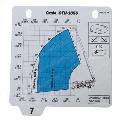 Picture of Load Chart- Gth-1056- 7-8