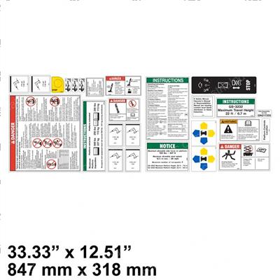 Picture of Decal Kit-3232 Plat.-Wrd-Ansi