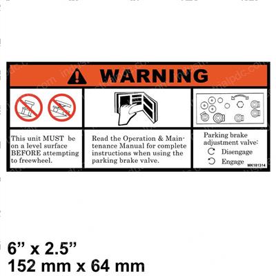 Picture of Decal - Parking Brake