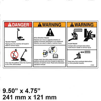 Picture of Decal-Danger/Warning Combo