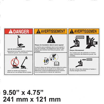 Picture of Danger-Decal/Warning Combo
