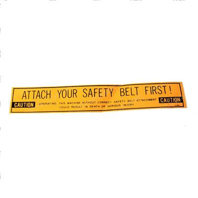 Picture of Decal - Caution - Attach Safety