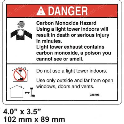 Picture of Decal- Danger- Csa Outdoor Use