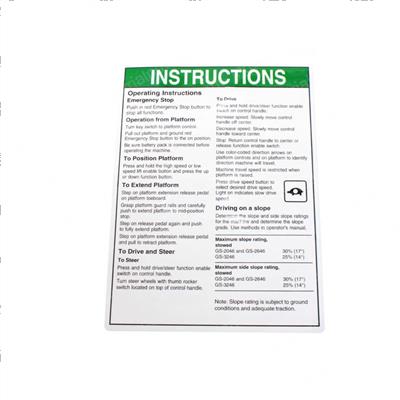 Picture of Decal - Instructions