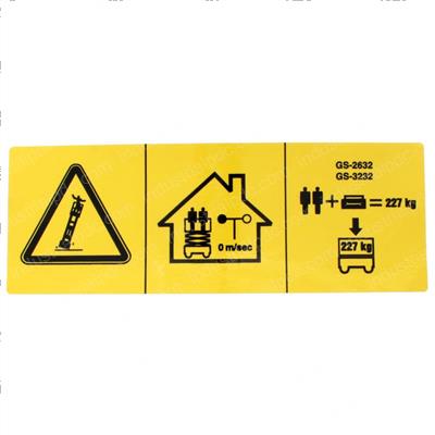 Picture of Decal - Sym-Maxcap Ce Gs2632