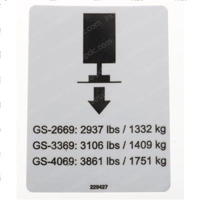 Picture of Decal-Label-Outrigger Ld