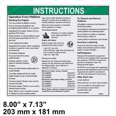 Picture of Decal-Notice-Inst-Plat-Gs69rt