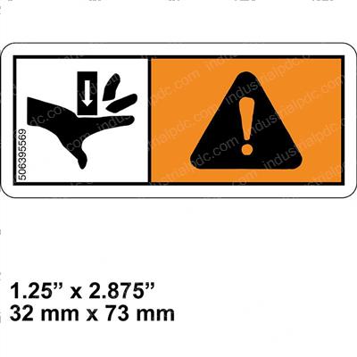 Picture of Decal -  Warning