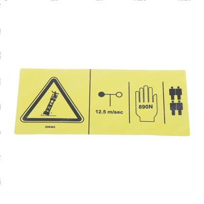 Picture of Decal-Danger-Side Frc-Gs3369