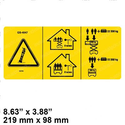 Picture of Decal-Maximum Capacity-Gs-4047