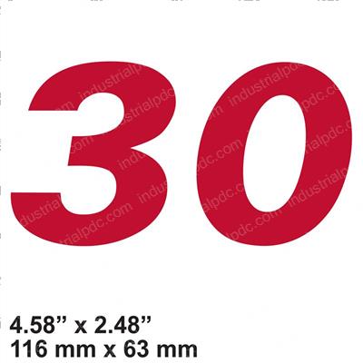 Picture of Decal - Model 30 Red