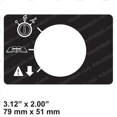 Picture of Decal- Service Recovery Switch