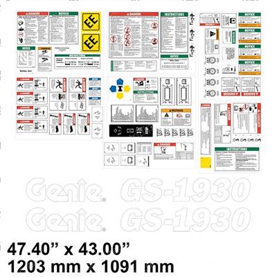 Picture of Decal Kit - Words 1930