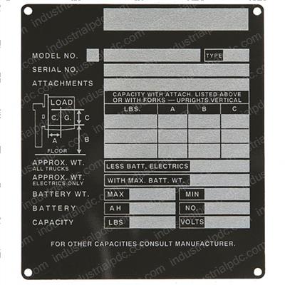 Picture of Plate - Name (blank)