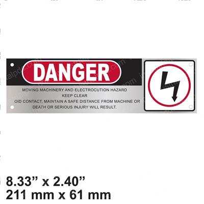 Picture of Nameplate Danger