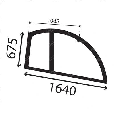 Picture of Right Side Window-Green