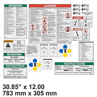 Picture of Decal Kit - 3232 Platform Words