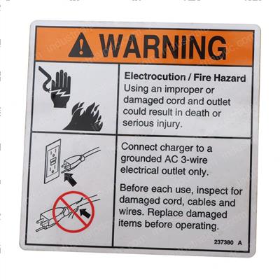 Picture of Decal-Warning-Electrical Hazar