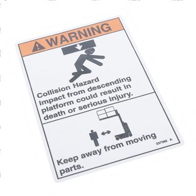 Picture of Decal-Warning- Collision Hazar