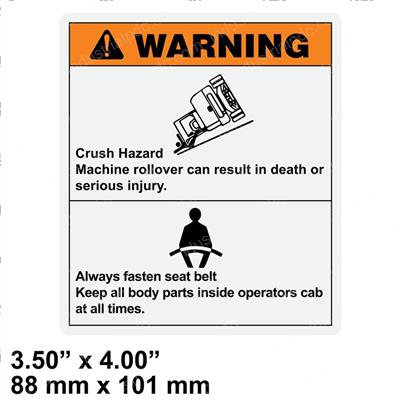 Picture of Decal-Warning-Wear Seat Belt