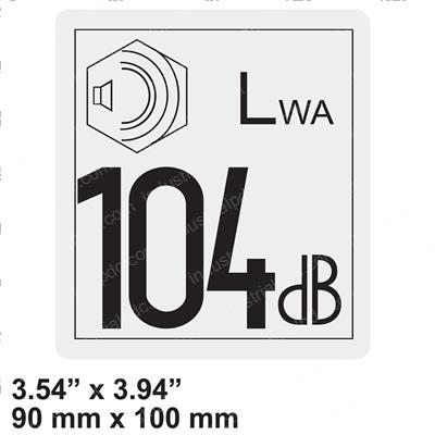 Picture of Decal - 104 Db