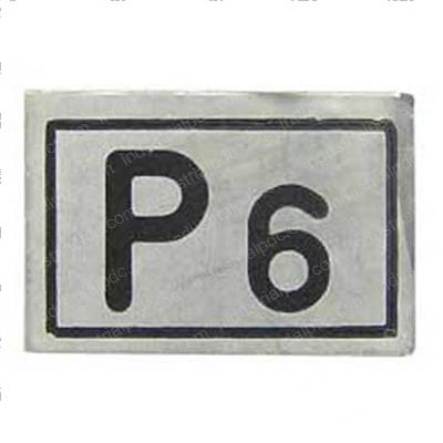 Picture of Plate -Terminl Number