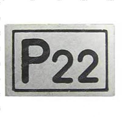 Picture of Plate -Terminal No.