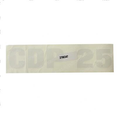 Picture of Decal - Model Cdp25