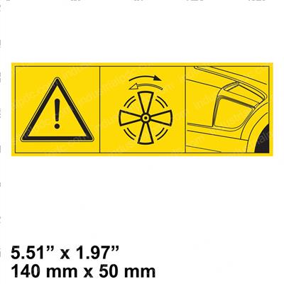 Picture of Decal - Splashing Hazard