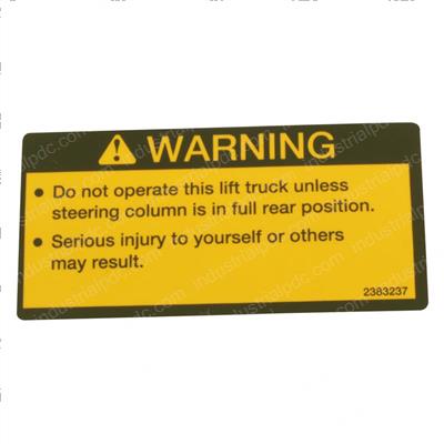 Picture of Decal - Warning