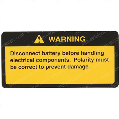 Picture of Decal - Battery Disconnect