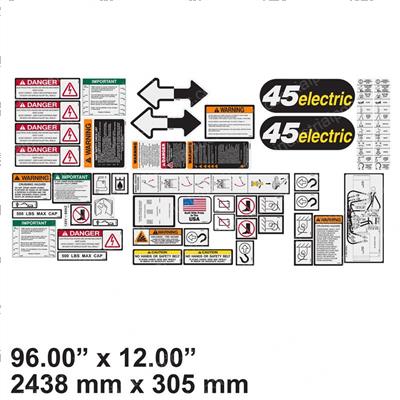 Picture of Decals 45e(dom/Csa)