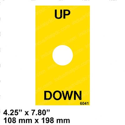 Picture of Decal - Up-Down
