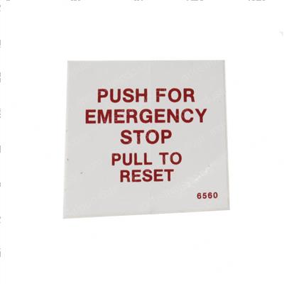 Picture of Decal - Emergency Stop