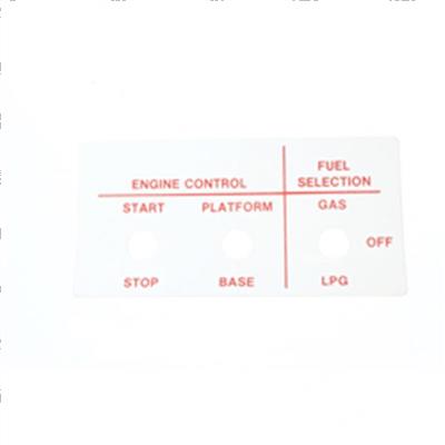 Picture of Decal - Engine Control