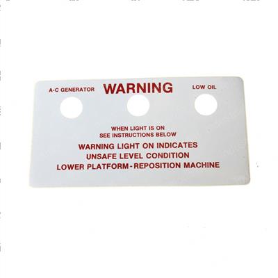 Picture of Decal - Control Box Front