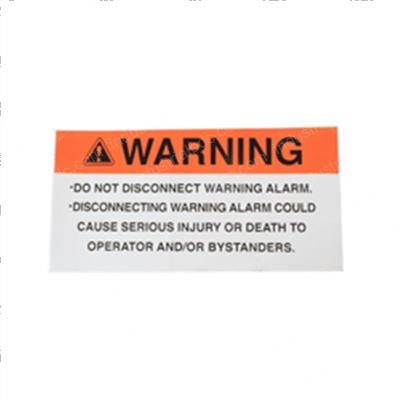 Picture of Decal - Warning Alarm