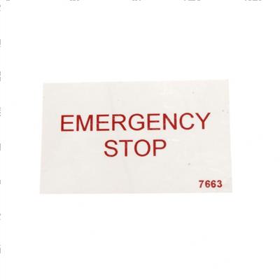 Picture of Decal - E-Stop Up Control Handy