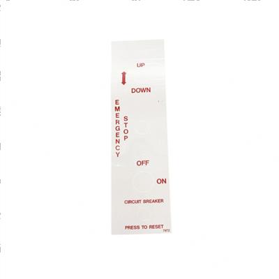 Picture of Decal - Control Box Narrow