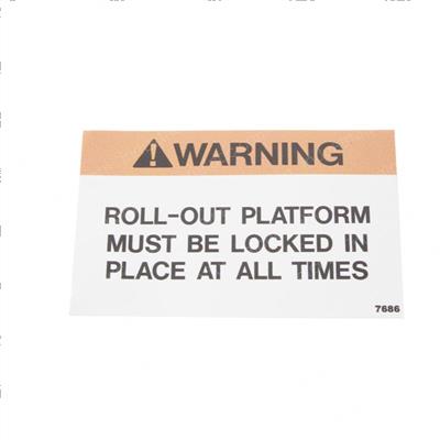 Picture of Decal - Lock Warning