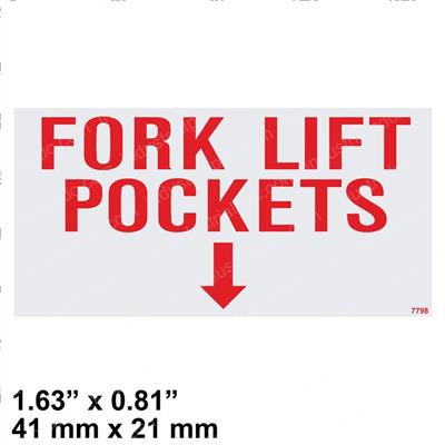 Picture of Decal - Forklift Pocket