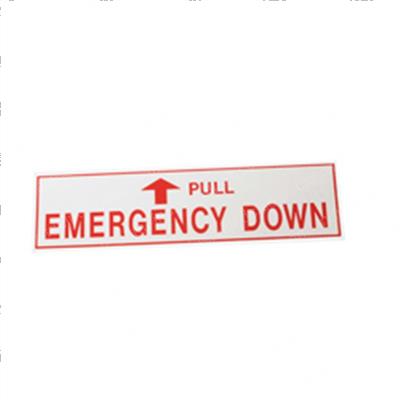 Picture of Decal - Emergency Down
