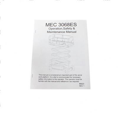 Picture of Manual - Oper/Safety 3068es