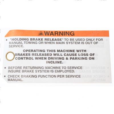 Picture of Hdwr Brake Lockout Tag