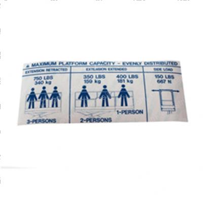 Picture of Decal - Capacity 750lbs