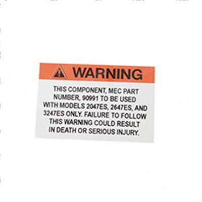 Picture of Decal - Warning