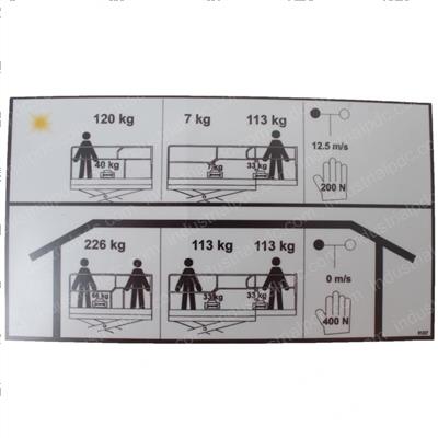 Picture of Decal - Ce 120kg Wind Rating